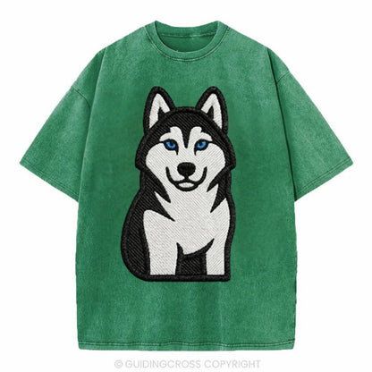 husky-blue-eyes-piercing-gaze Hat