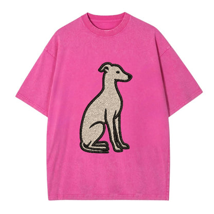 Italian Greyhound Gray Sitting Pose Hat