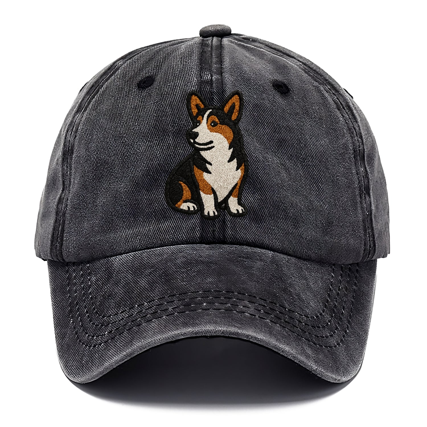 tricolor-corgi-playful-spirit Hat