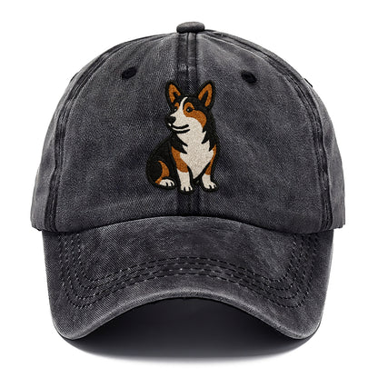 tricolor-corgi-playful-spirit Hat