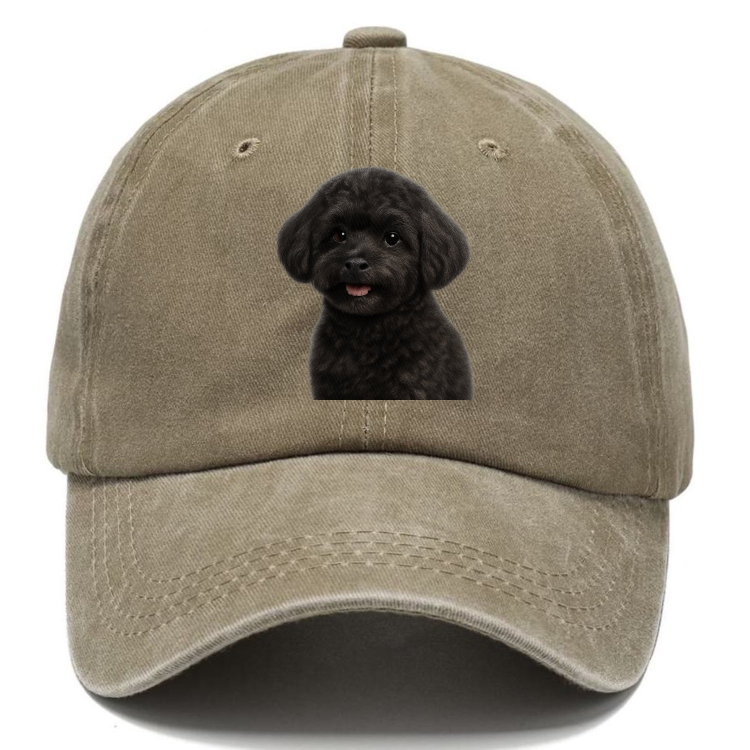 black maltipoo portrait design Hat