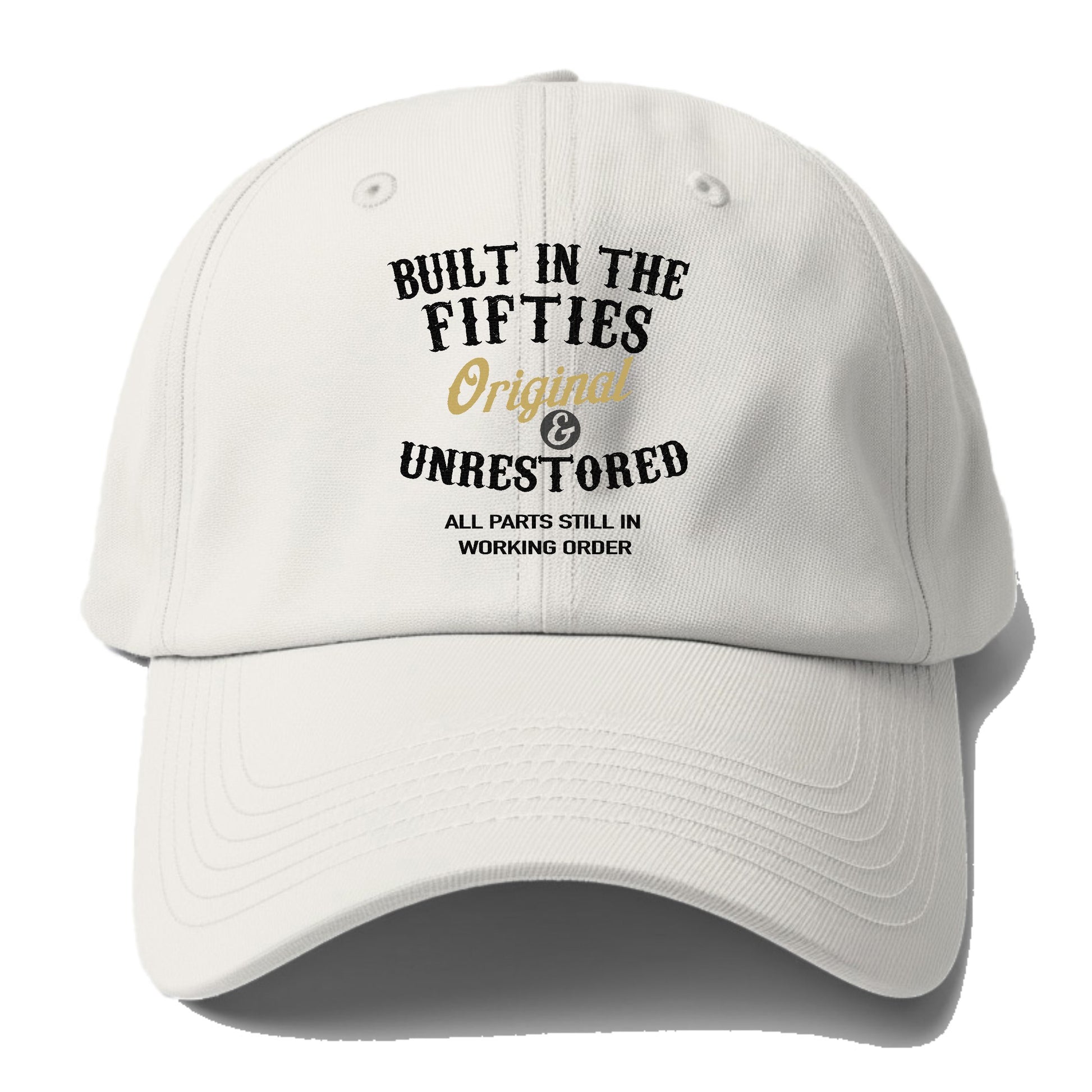 Build in The Fifties Original Unrestored All Parts Still in Working Order Baseball Cap for Big Heads Pink