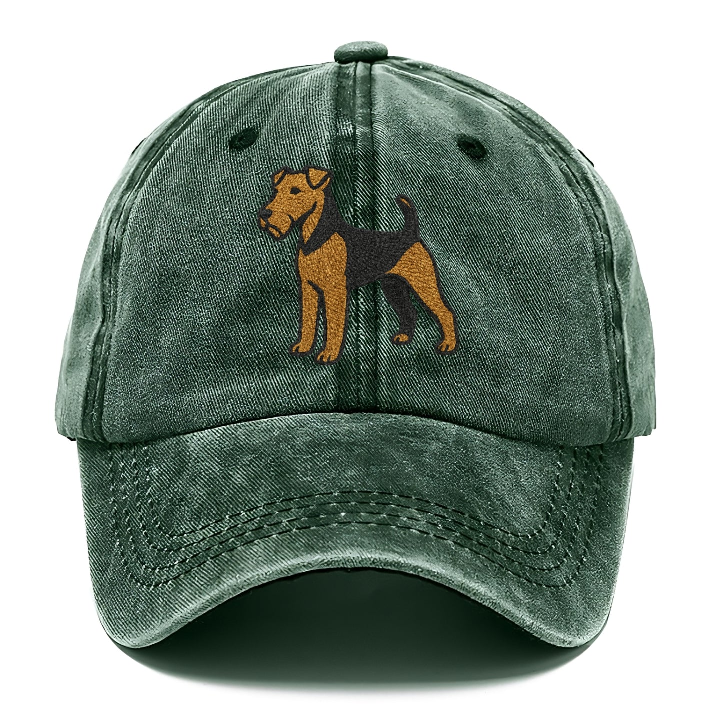 Welsh Terrier Black And Tan Pose Hat