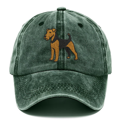 Welsh Terrier Black And Tan Pose Hat