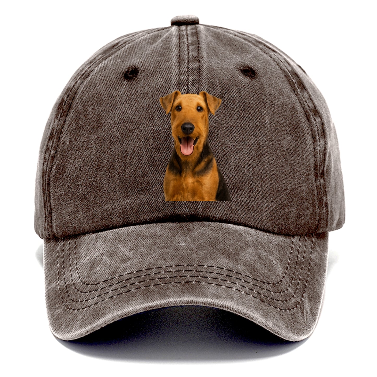 airedale terrier portrait design Hat