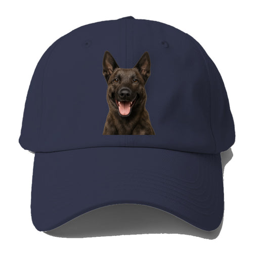 Dutch Shepherd: Unyielding Devotion Baseball Cap For Big Heads