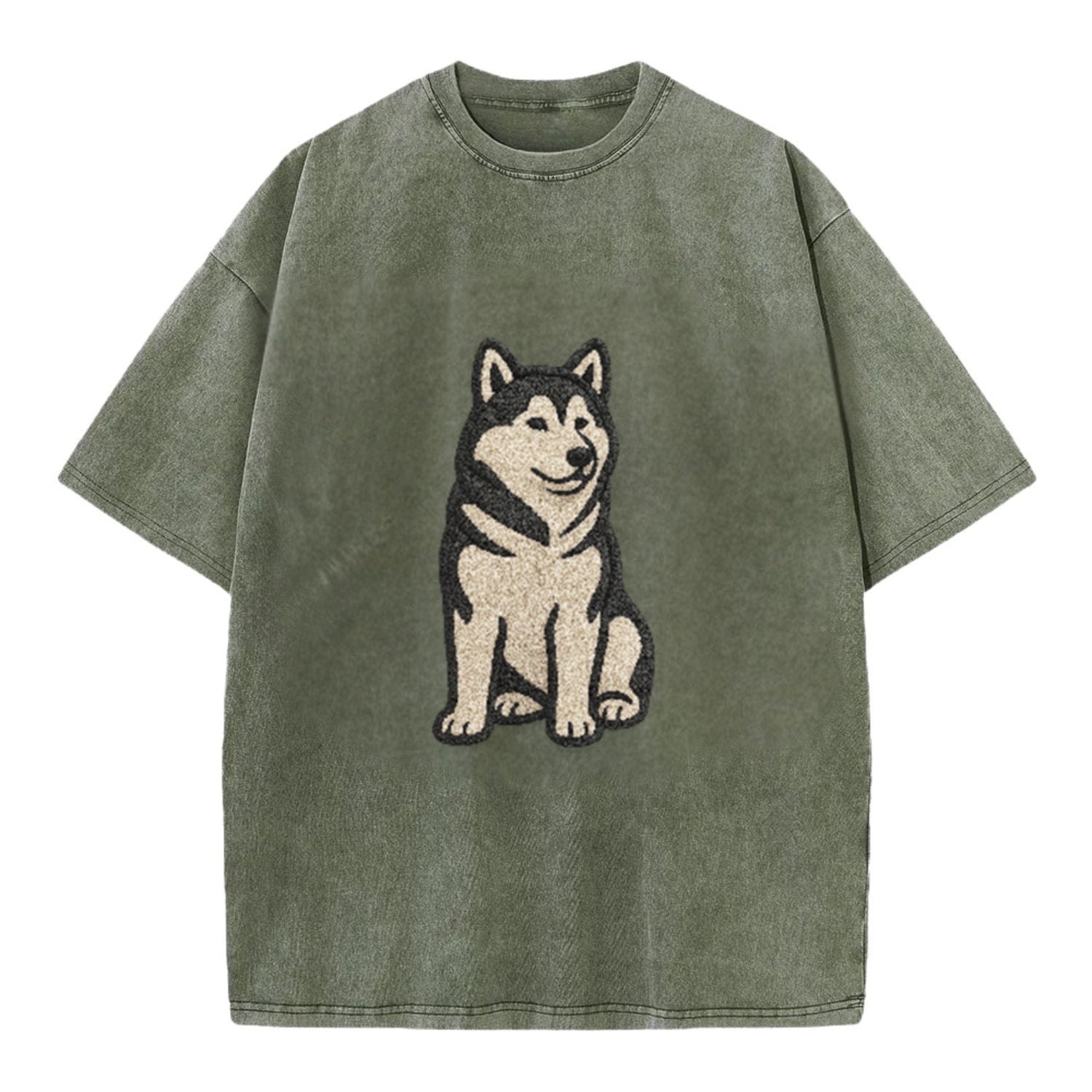 Alaskan Malamute Gray And White Pose Hat