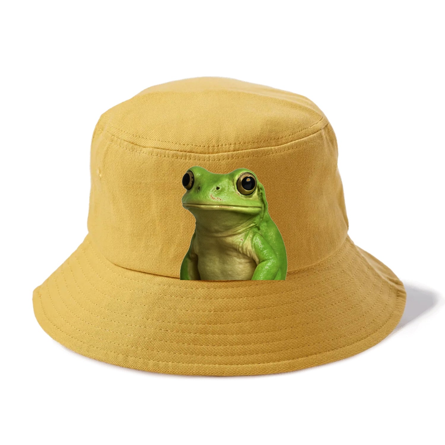 frog portrait design Hat