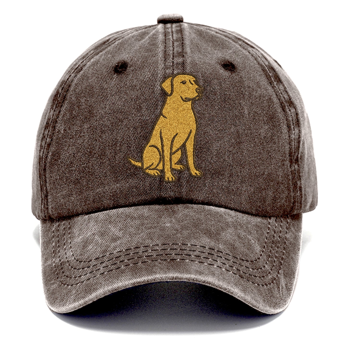 Labrador Retriever Yellow Lab Sitting Pose Hat