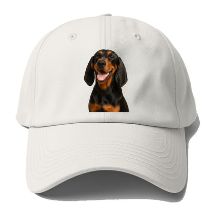 black & tan coonhound: noble trailblazer Hat
