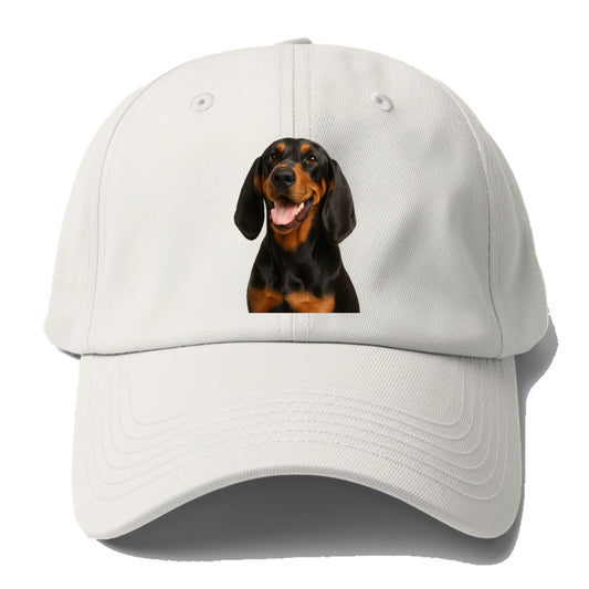 black & tan coonhound: noble trailblazer Hat