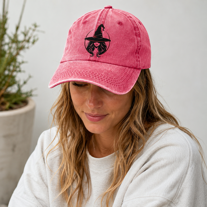 Witch Silhouette Classic Cap – editorial product image