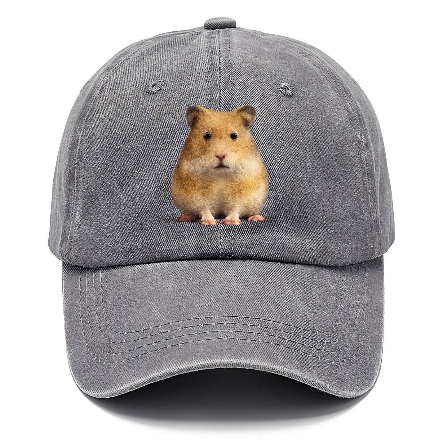 cute realistic hamster illustration portrait Hat