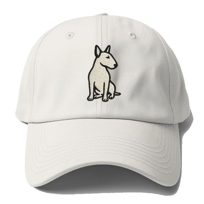 Miniature Bull Terrier White Pose Hat
