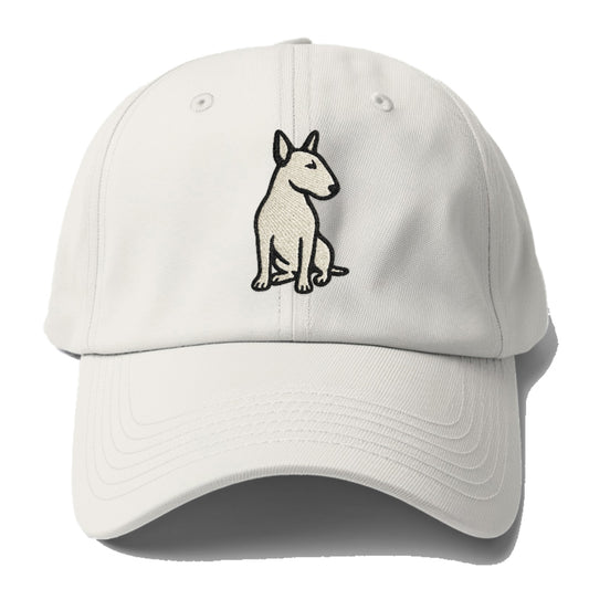 Miniature Bull Terrier White Pose Hat