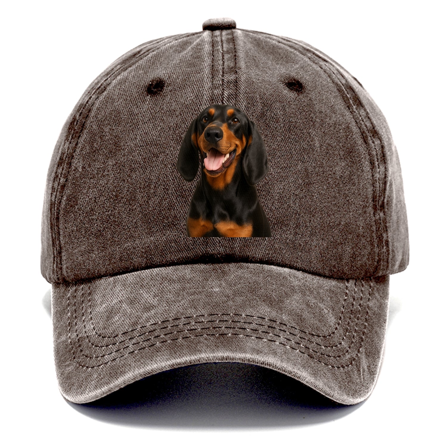 black & tan coonhound: noble trailblazer Hat