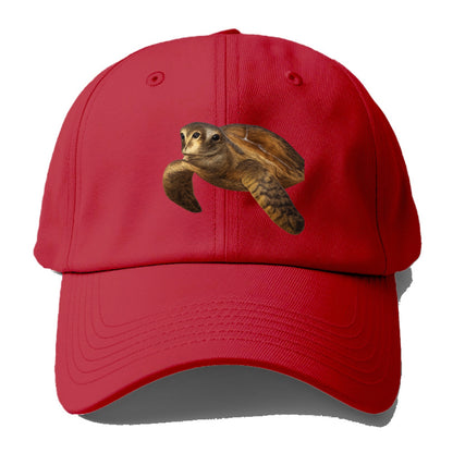 sea turtle portrait design Hat