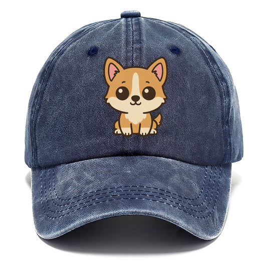 charming-corgi-wagging-heart Hat