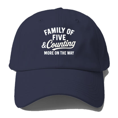 family of five and counting Hat