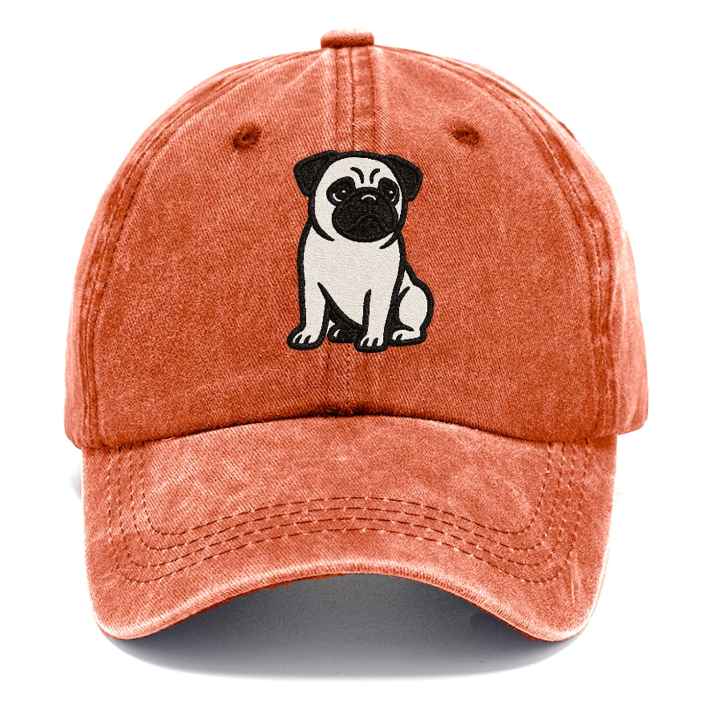 black-pug-charming-companion Hat
