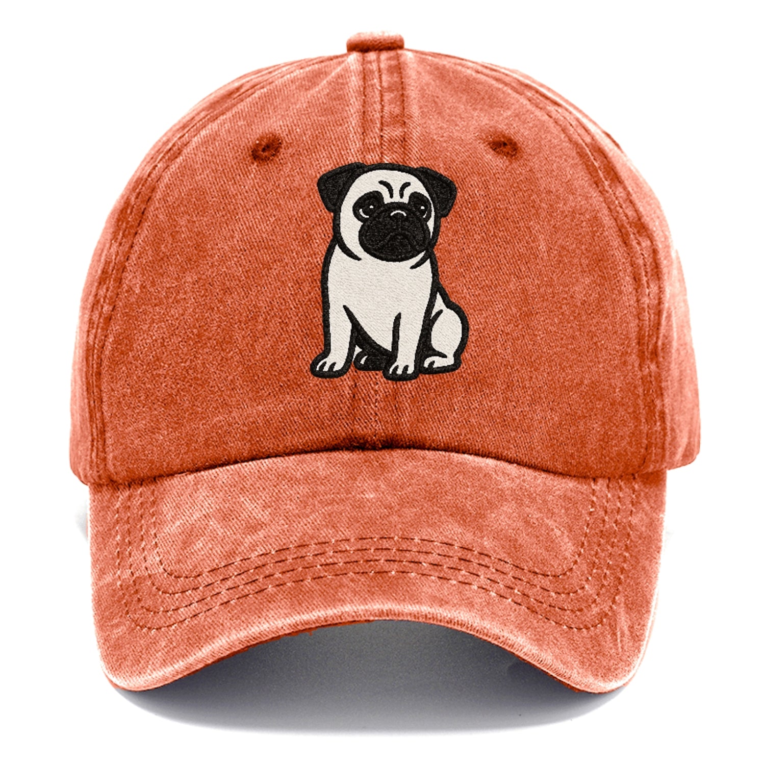 black-pug-charming-companion Hat