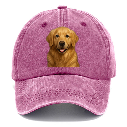 Golden Retriever Portrait Hat