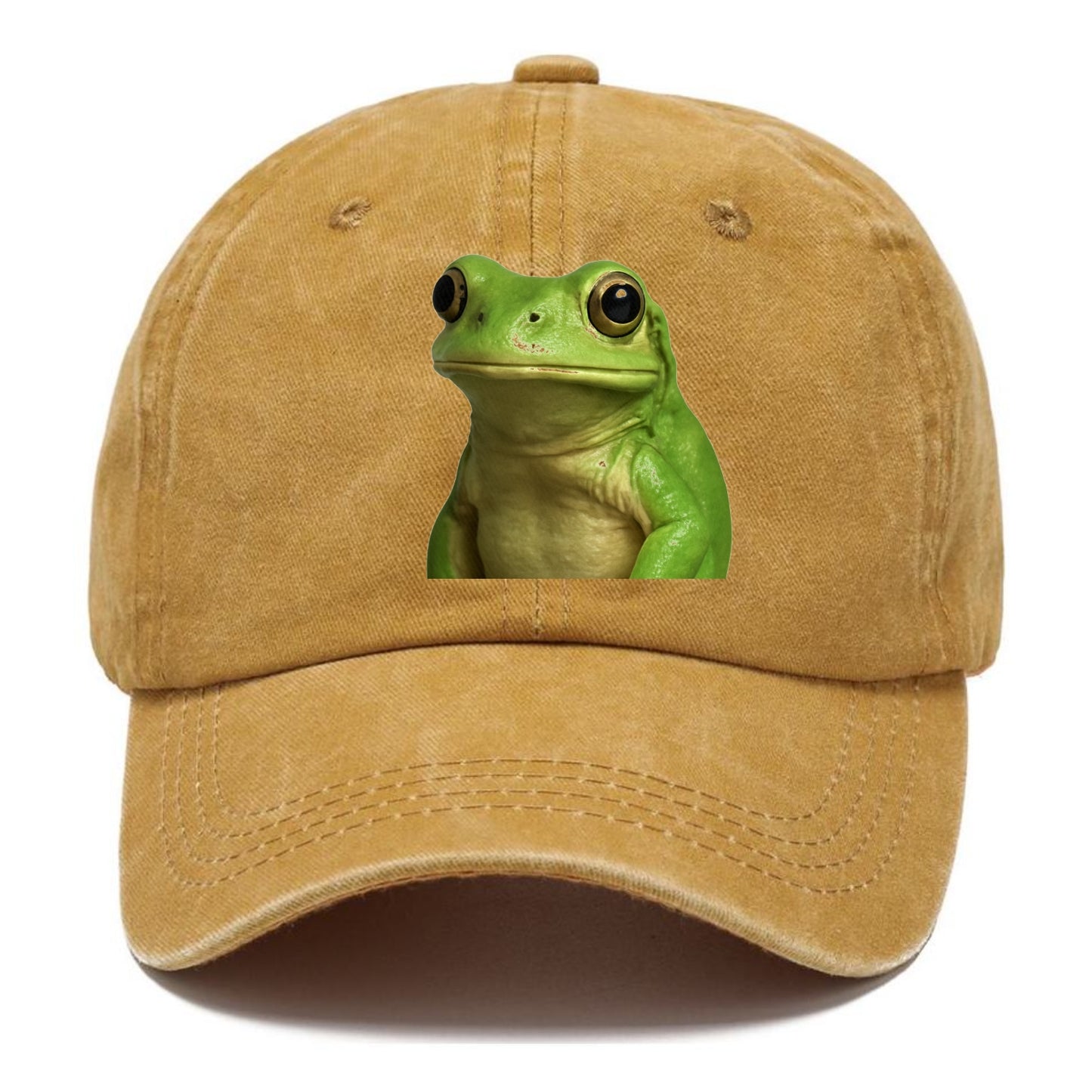 frog portrait design Hat