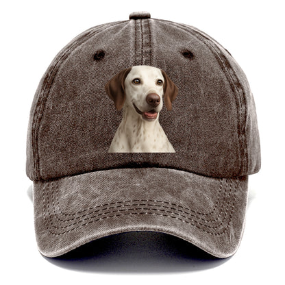 white german shorthaired pointer portrait design Hat