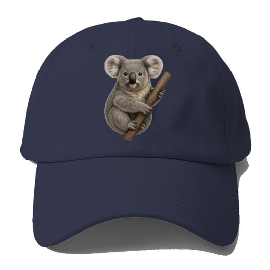 realistic koala on branch portrait Hat