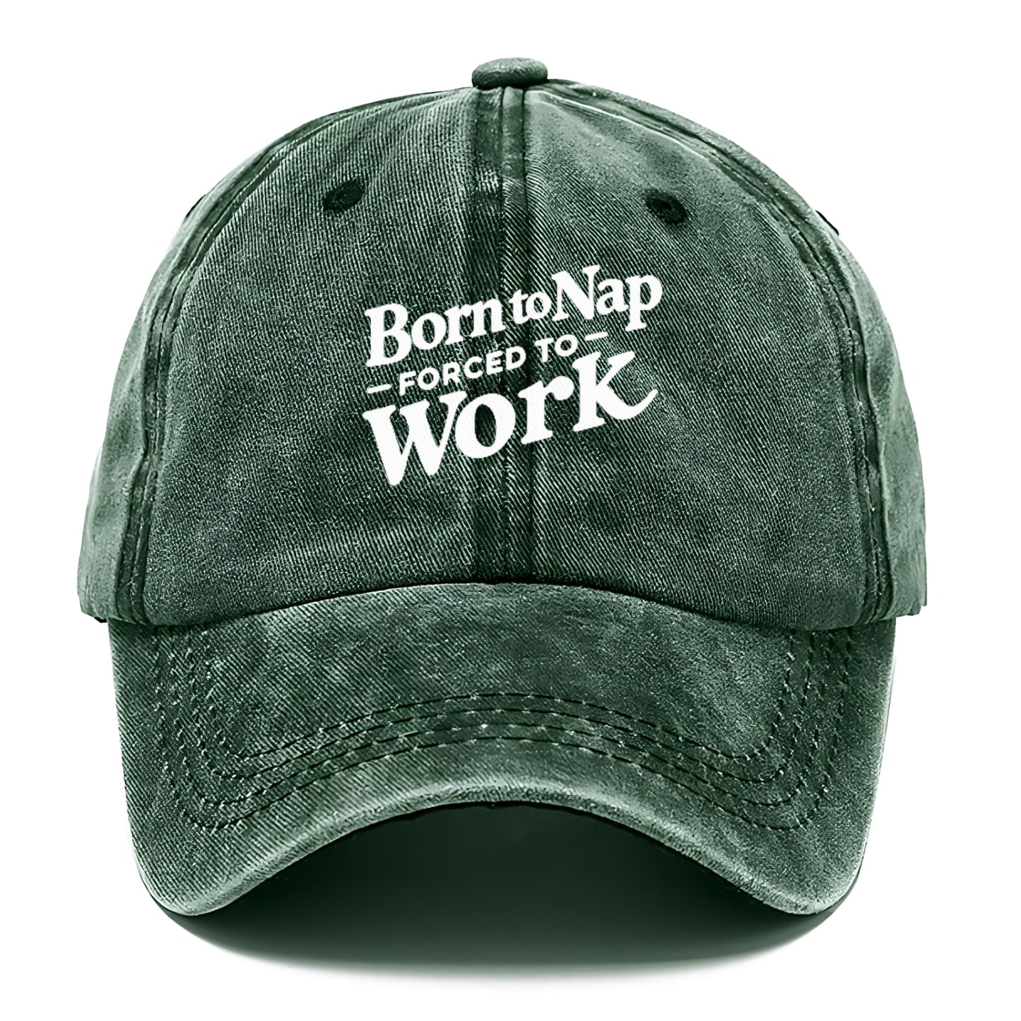 born to nap forced to work Hat