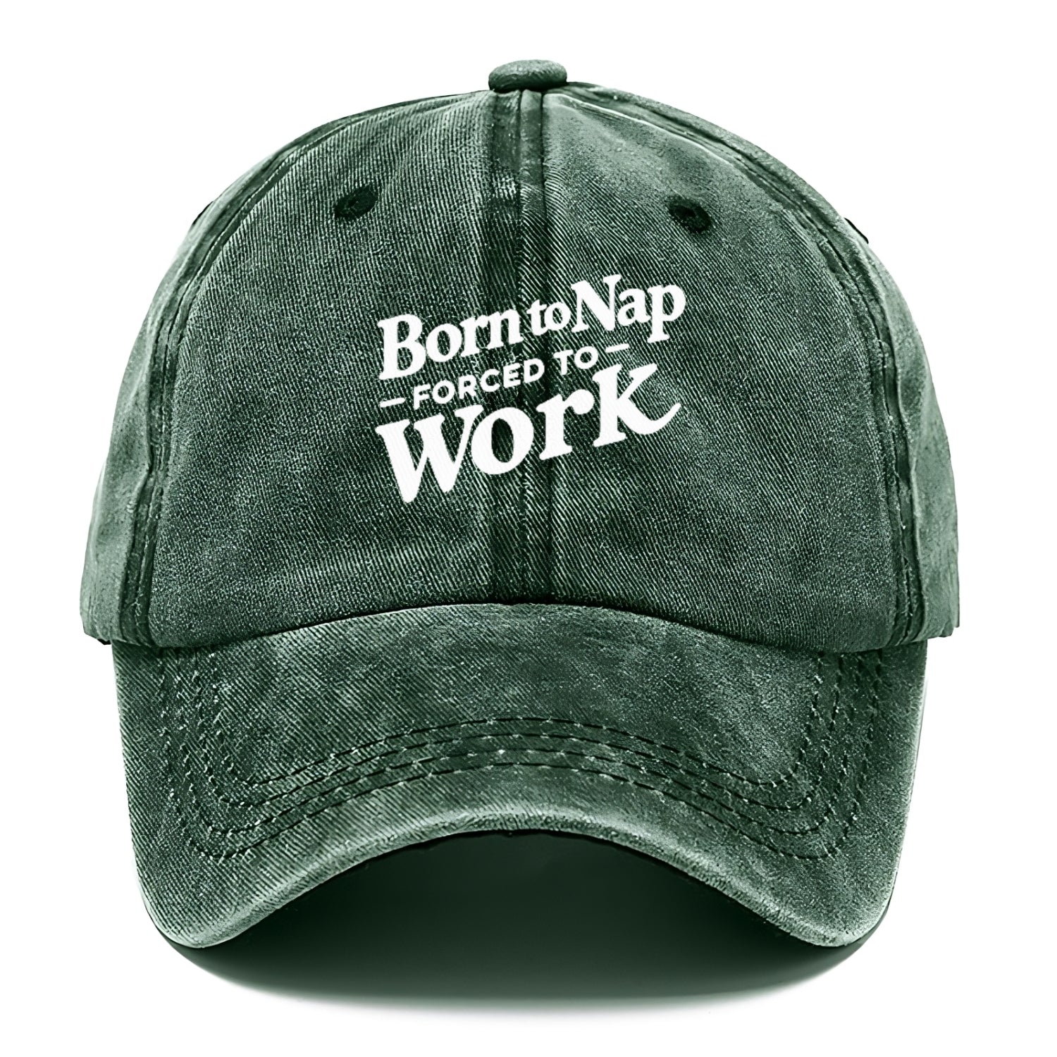 born to nap forced to work Hat