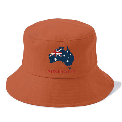 Australian Map and Flag Hat