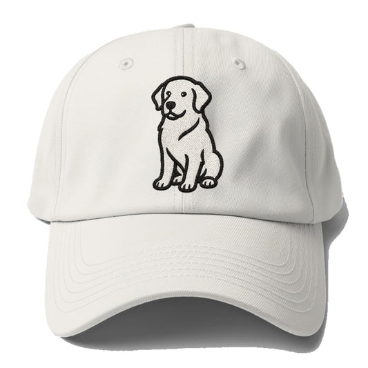golden-retriever-curious-charm Hat