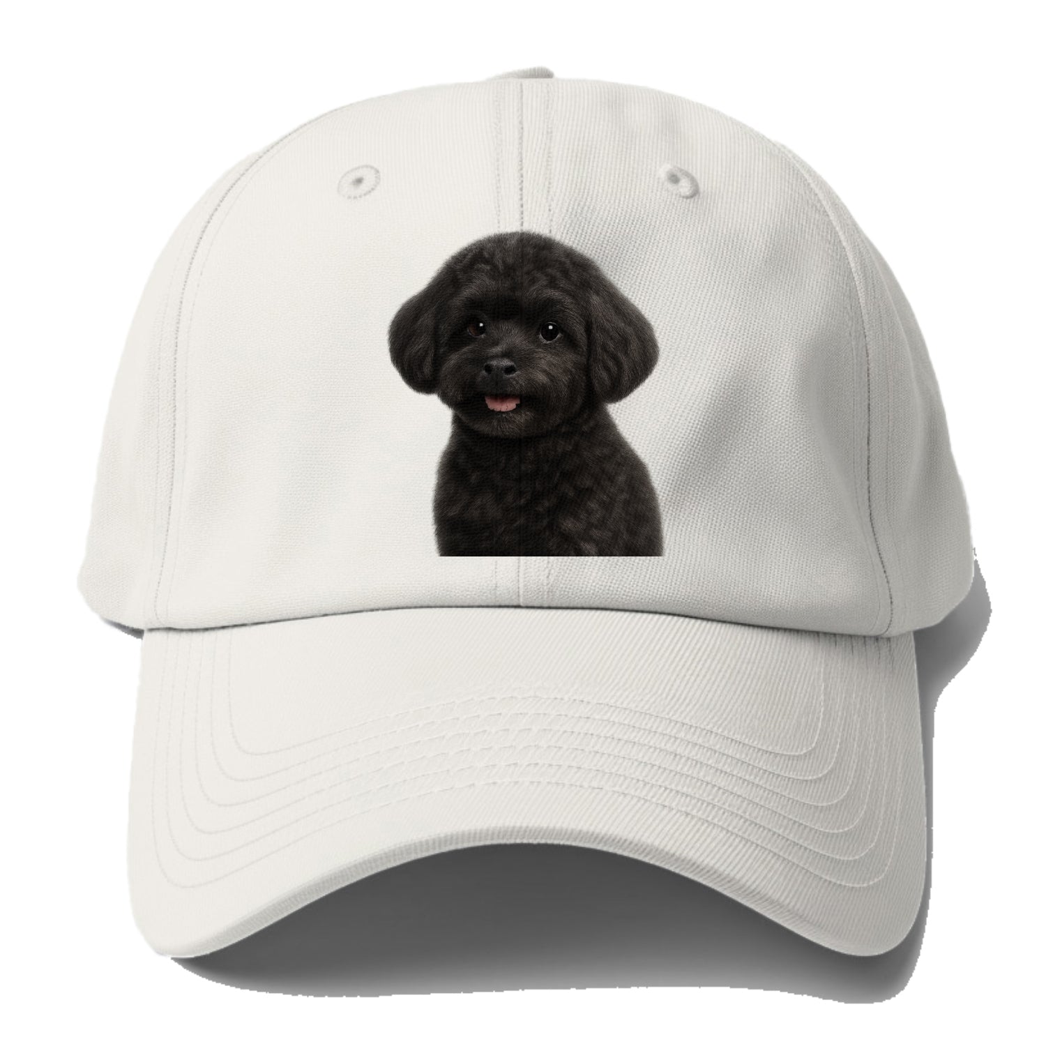 black maltipoo portrait design Hat