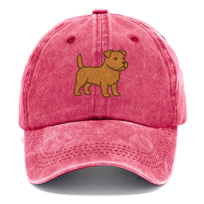 Norfolk Terrier Red Colored Pose Hat