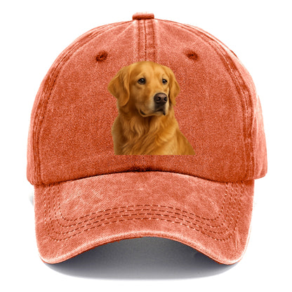 golden retriever loyal companion Hat