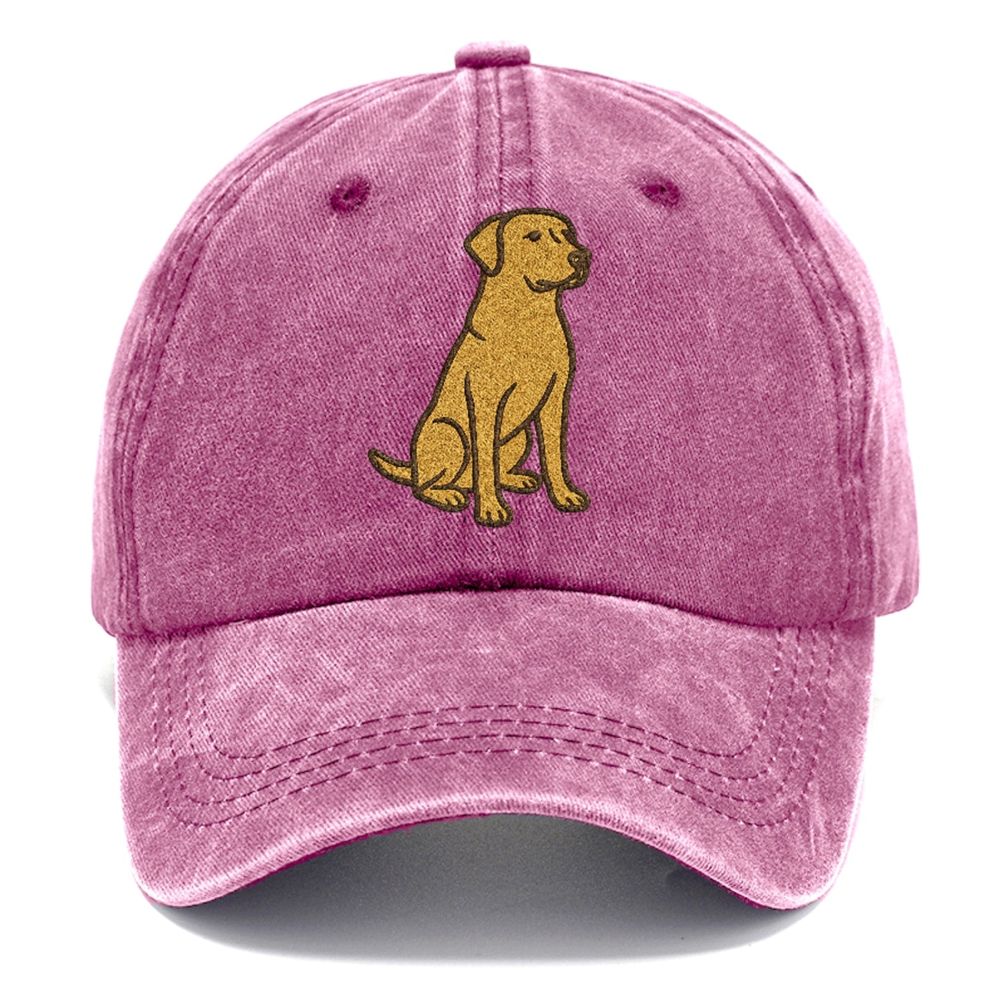 Labrador Retriever Yellow Lab Sitting Pose Hat