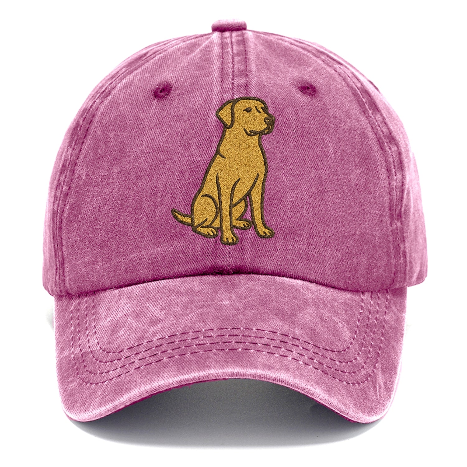 Labrador Retriever Yellow Lab Sitting Pose Hat