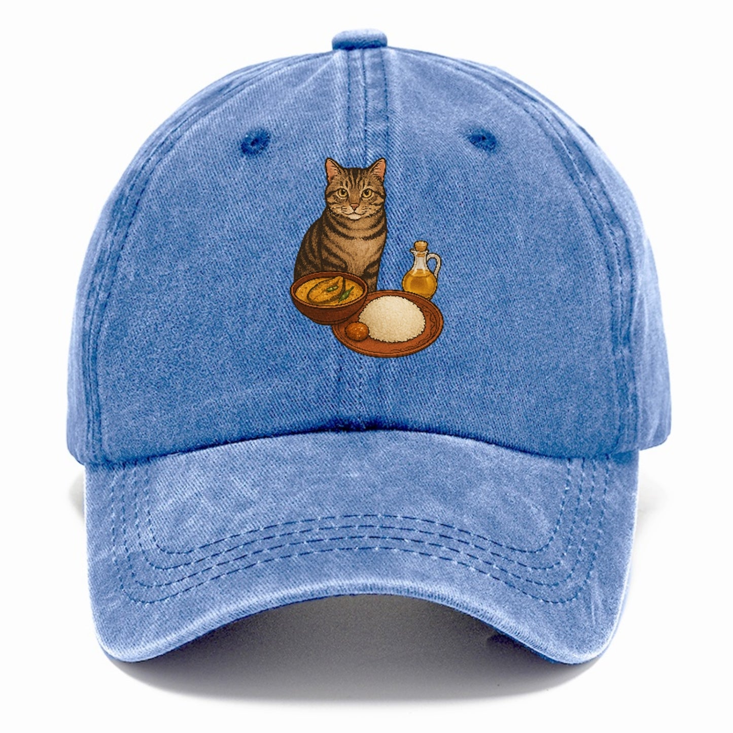 bengali-fish-curry-cat-charm Hat