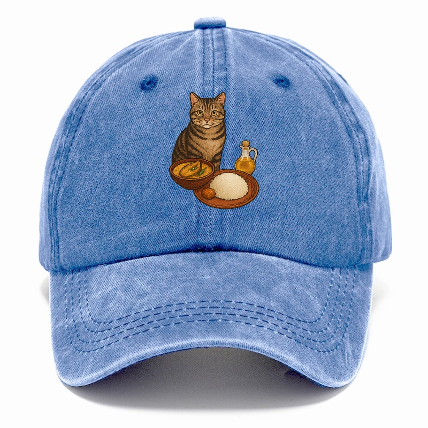bengali-fish-curry-cat-charm Hat