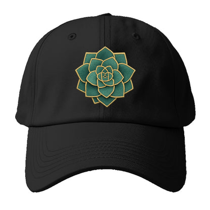 geometric flower embroidery Hat
