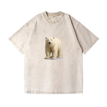 majestic polar bear front portrait Hat