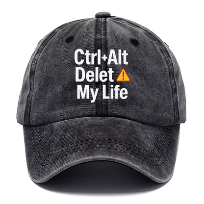 ctrl alt delete life Hat