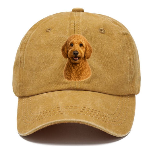 goldendoodle portrait design Hat