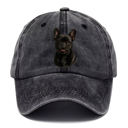 french bulldog noir: chic & charming Hat