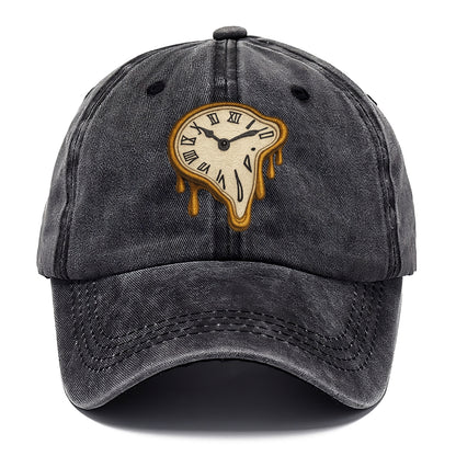 melting clock surreal time distortion Hat