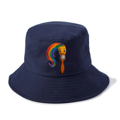 rainbow brushstrokes Hat