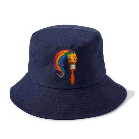 rainbow brushstrokes Hat