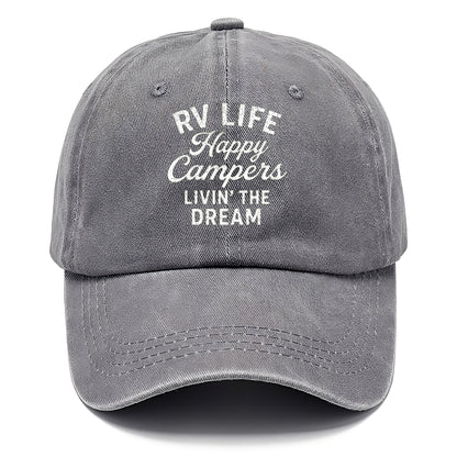 rv life happy campers Hat