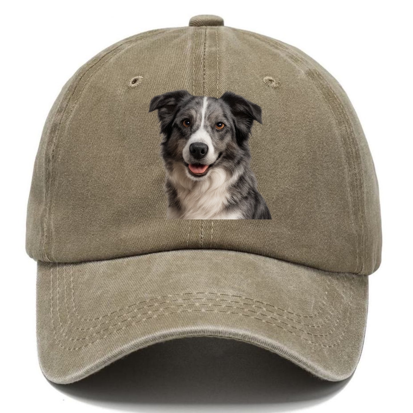 blue merle border collie agile mind Hat